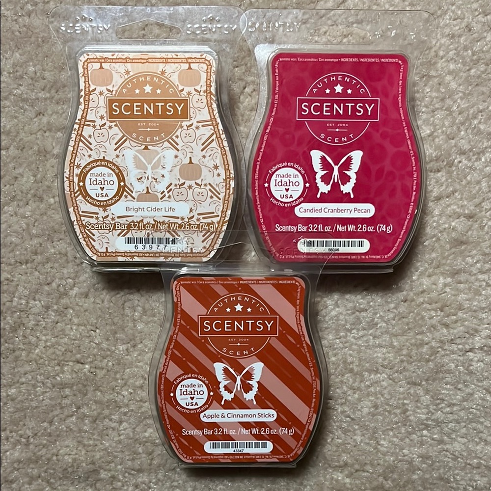 Scentsy Wax Bars Trio